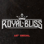 16" Royal Bliss Logo Decal